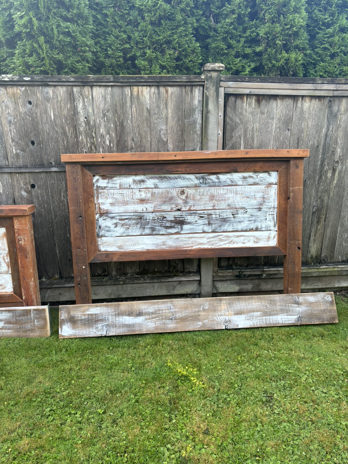 Queen bed frame custom made