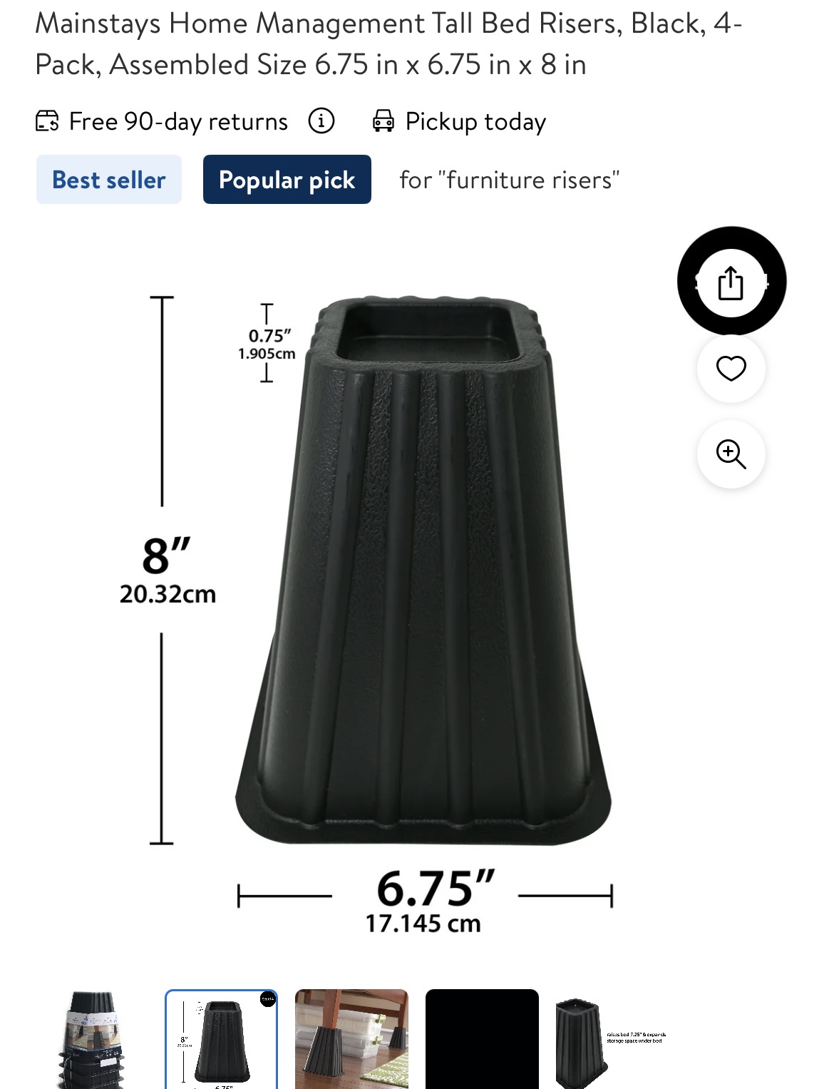 Bed Risers - photo 4