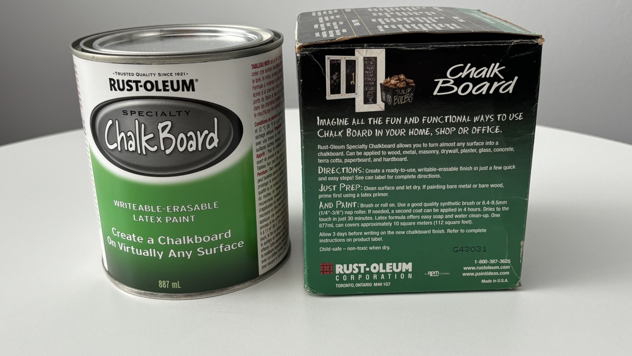 Rust-Oleum Chalkboard Paint - Black