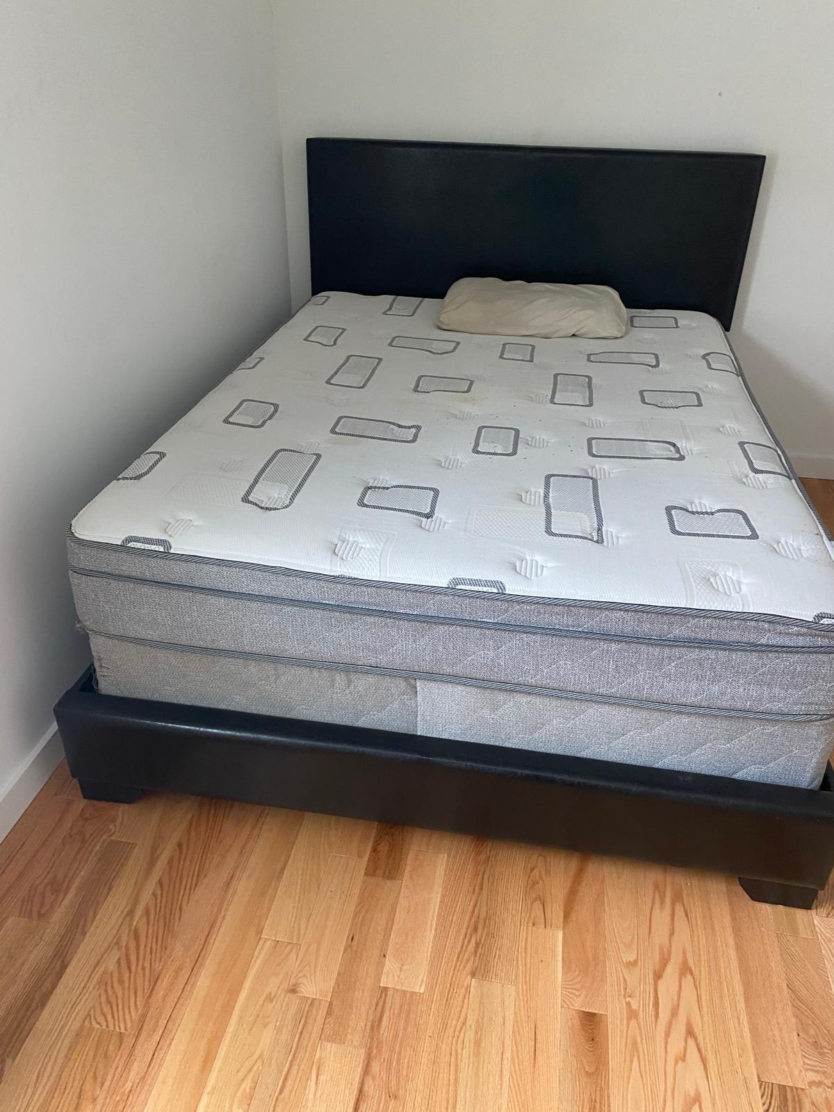 Queen Bed Frame bunk, and mattress