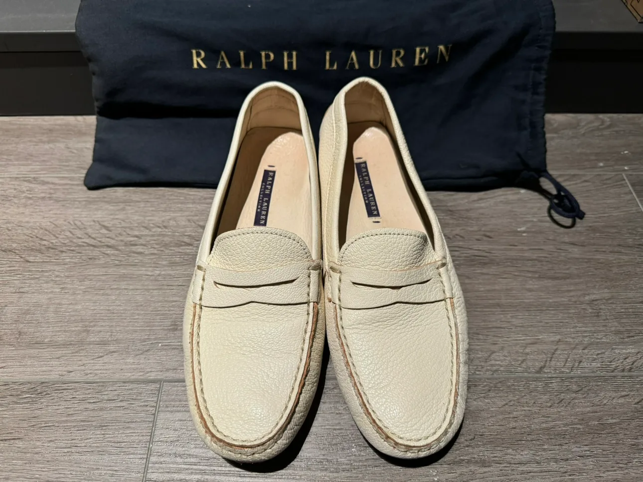 Ralph Lauren Womens Leather Loafers thumbnail