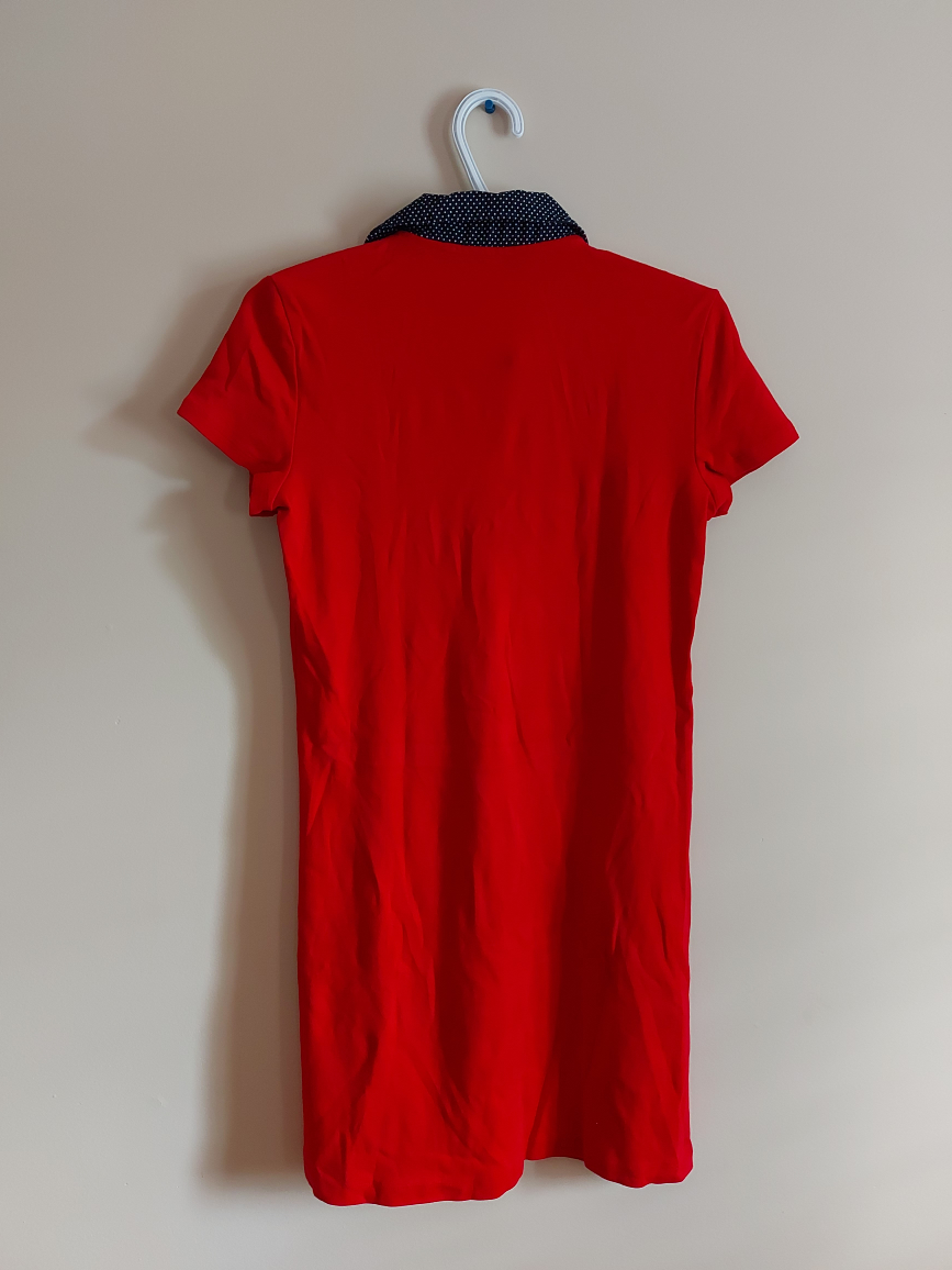 Tommy Hilfiger Red Polo T-shirt Dress - S - photo 3