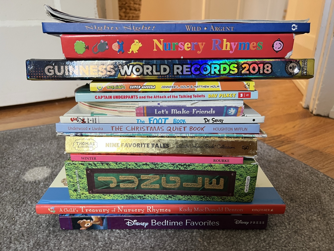 Stack of Children's Books