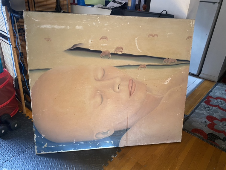 Insomnia-Large Oil on Canvas painting - photo 2