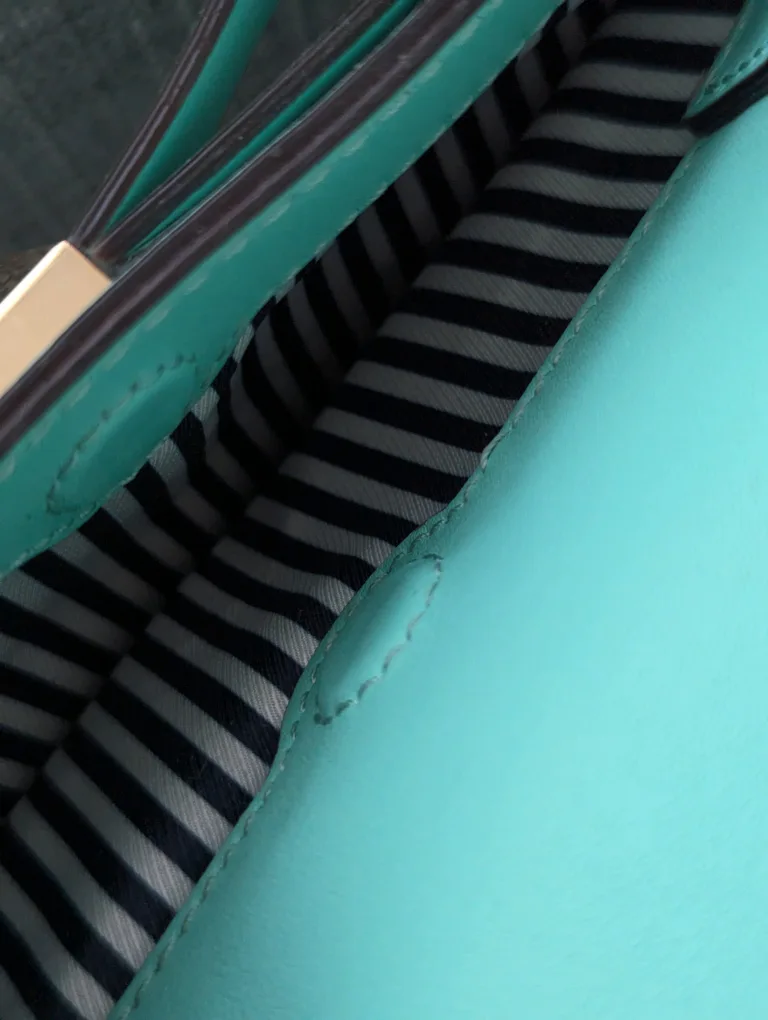 LIKE NEW Kate Spade crossbody purse in turquoise image indicator(6)