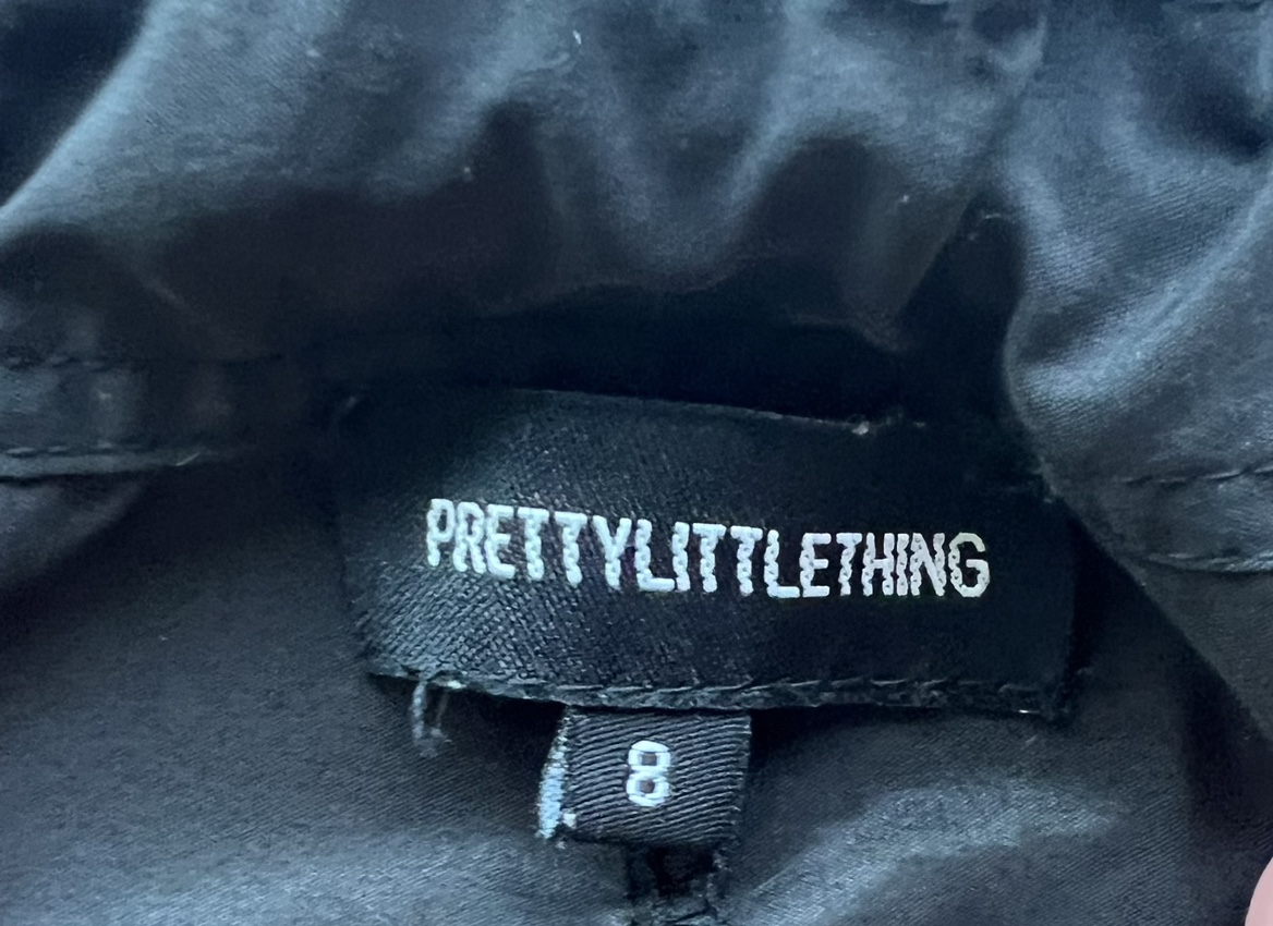 PrettyLittleThing Black Cargo Pants - photo 3
