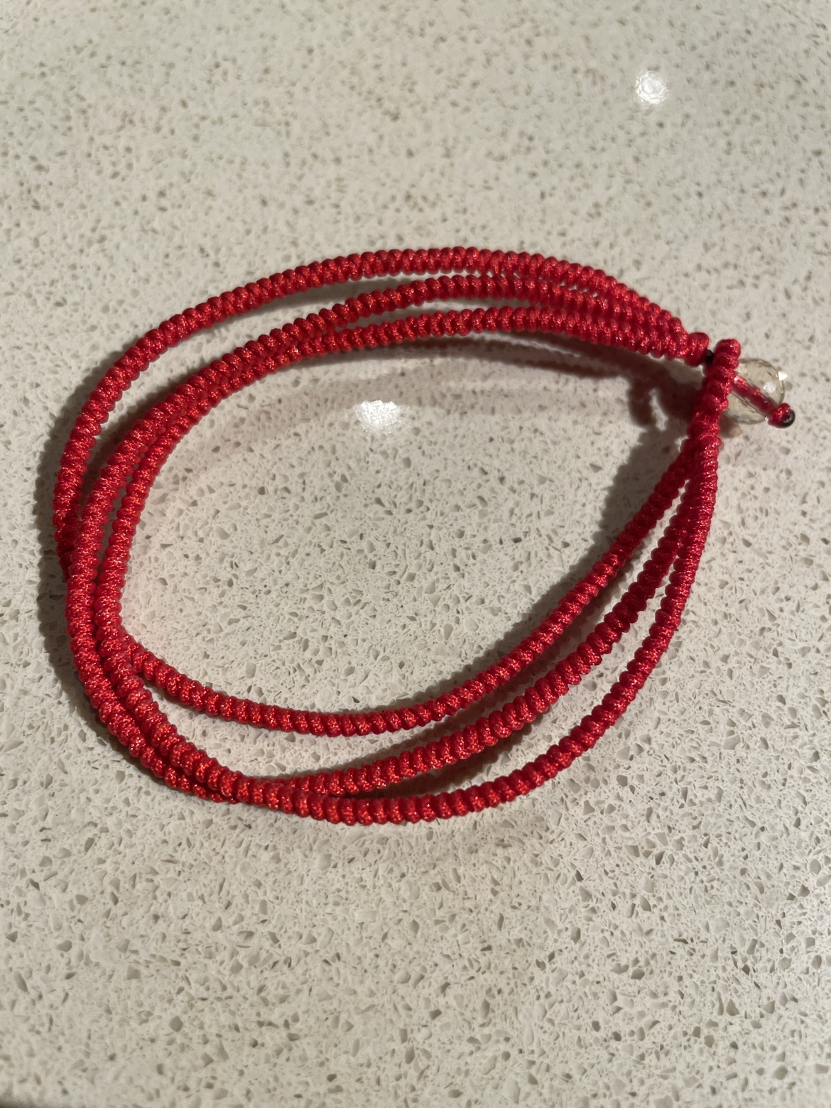 Homemade Red String Bracelet