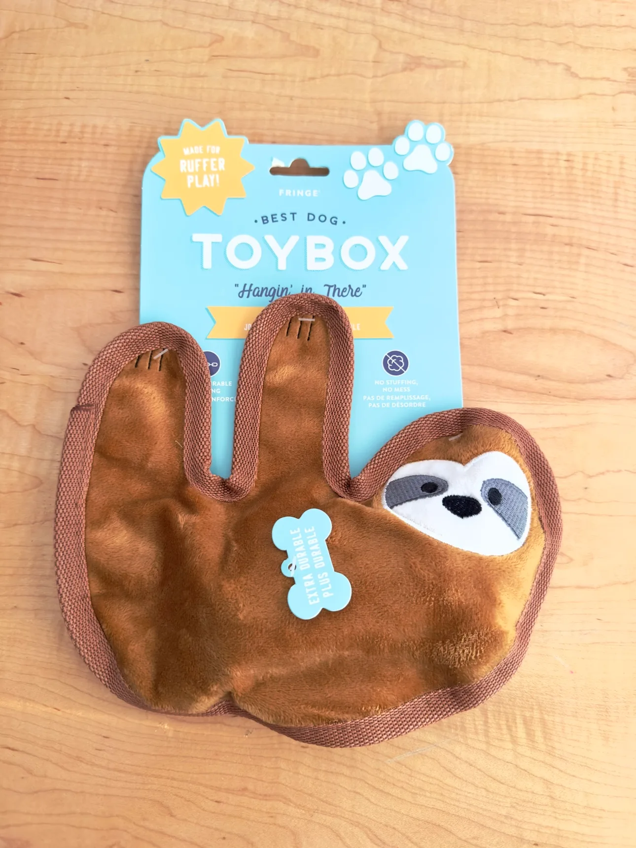 NEW Sloth Dog Pet Toy thumbnail