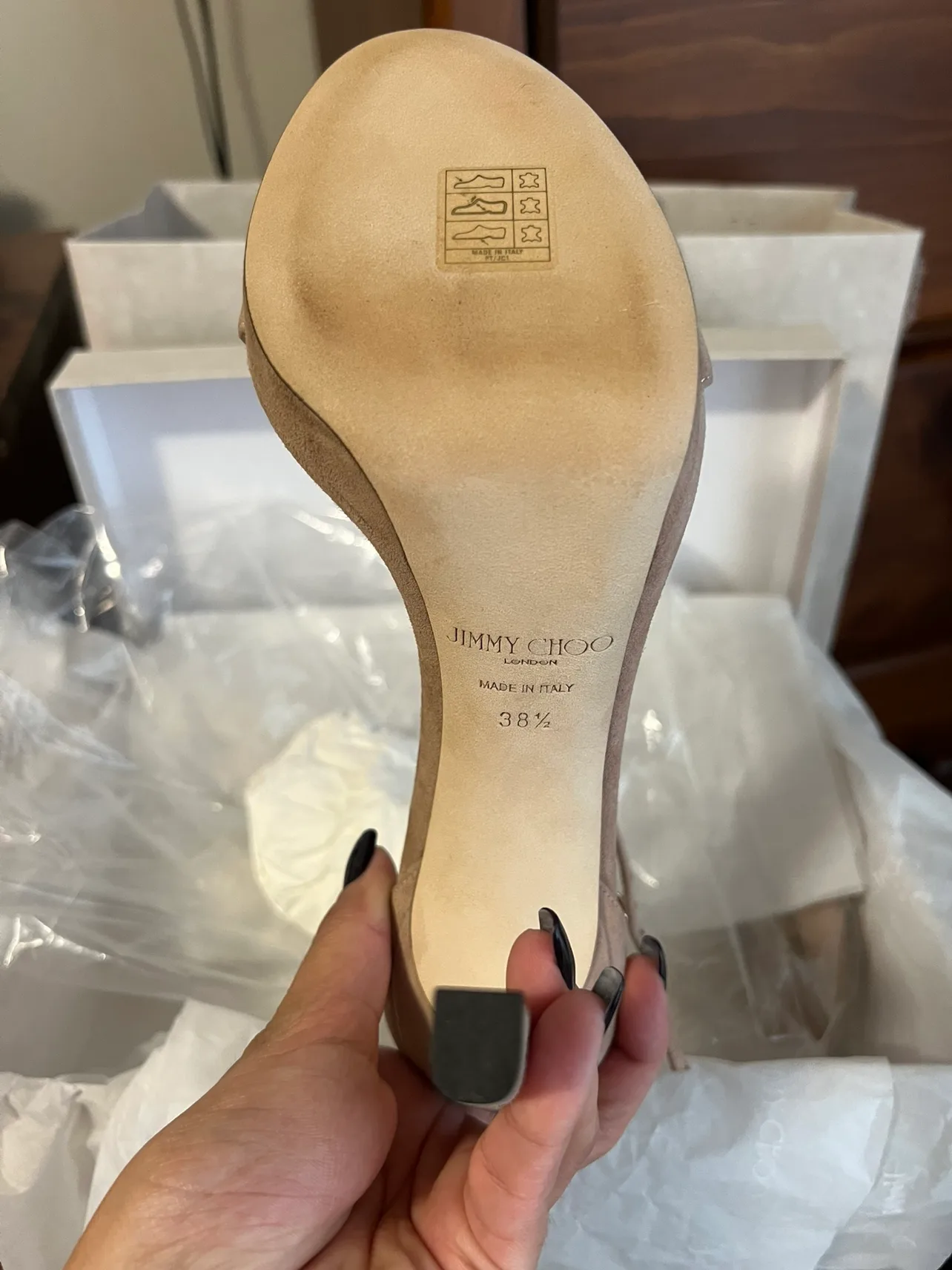 Jimmy Choo Suede Heels image indicator(4)