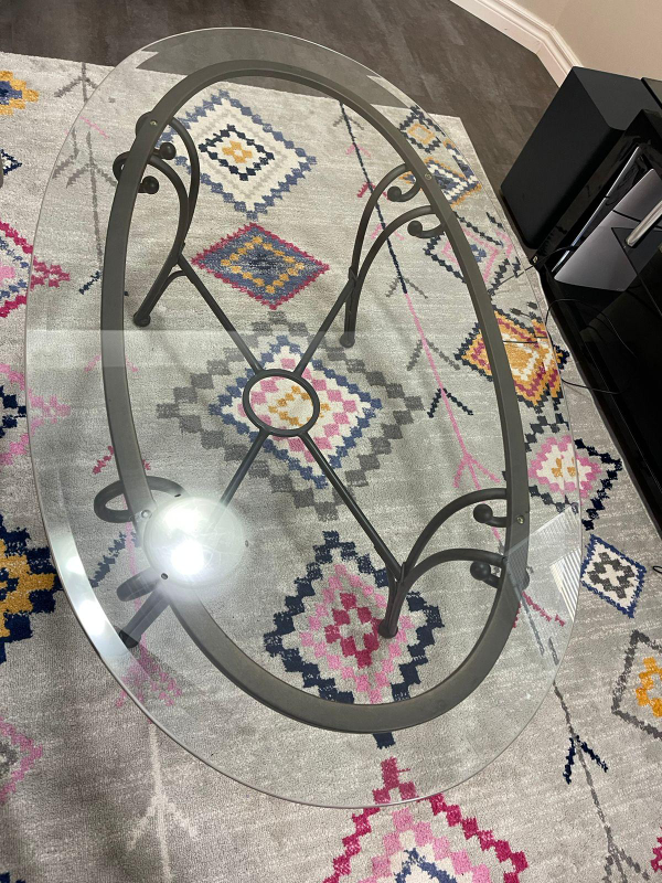 Glass Top Coffee Table - photo 3