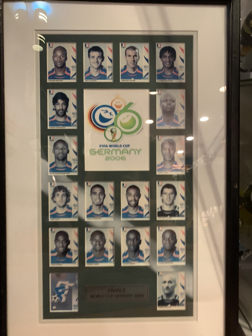 Framed 2006 World Cup Team Photos