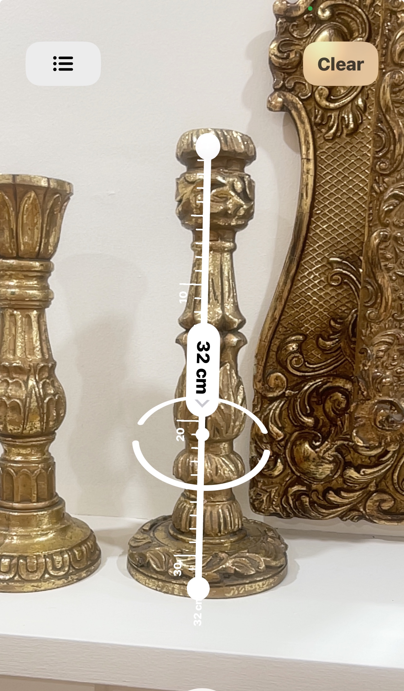 Set of 3 Gold Candle Holders - photo 4