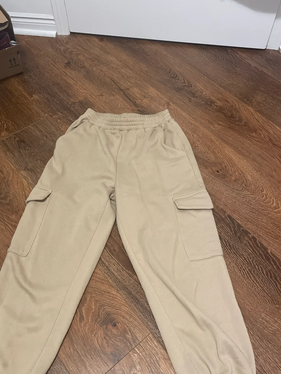 #freecycle Beige Cargo Pants thumbnail