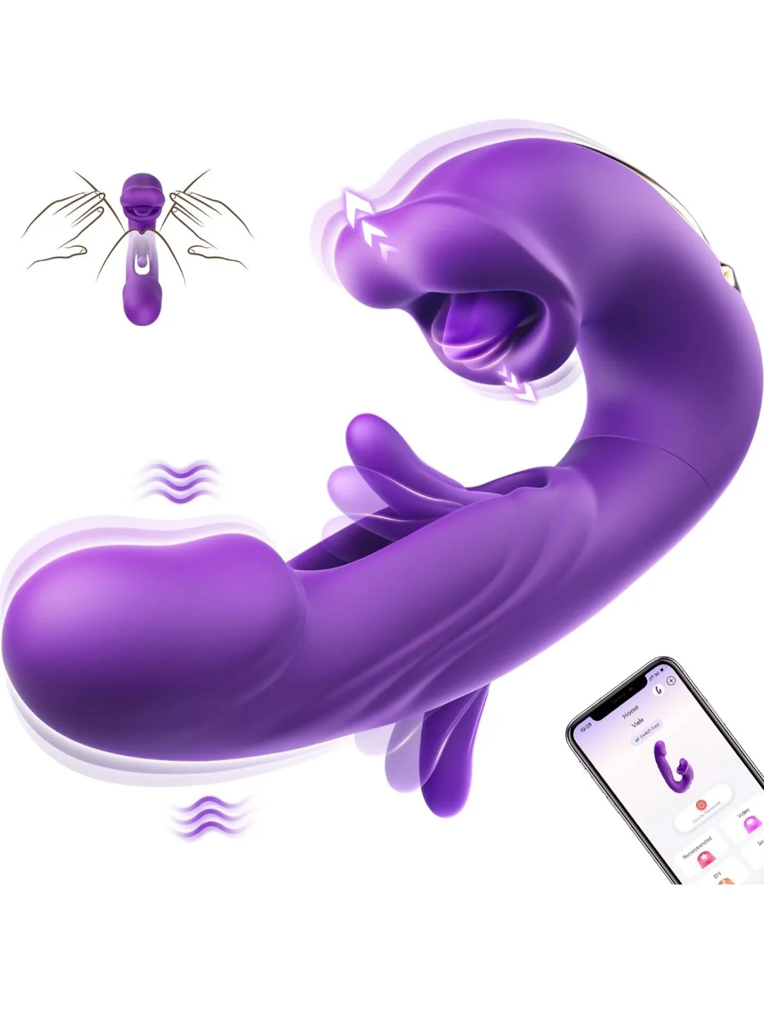 Thrusting Vibrator Sex Toys - G Spot Vibrator Dildo Women thumbnail