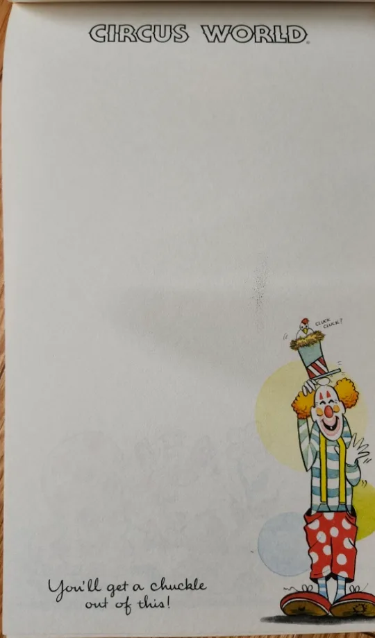 Circus World Notepad image indicator(5)