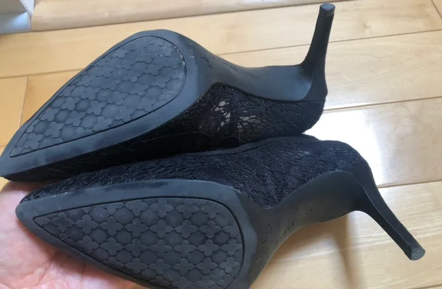 👠Kelly & Katie Black Lace Heels image indicator(3)