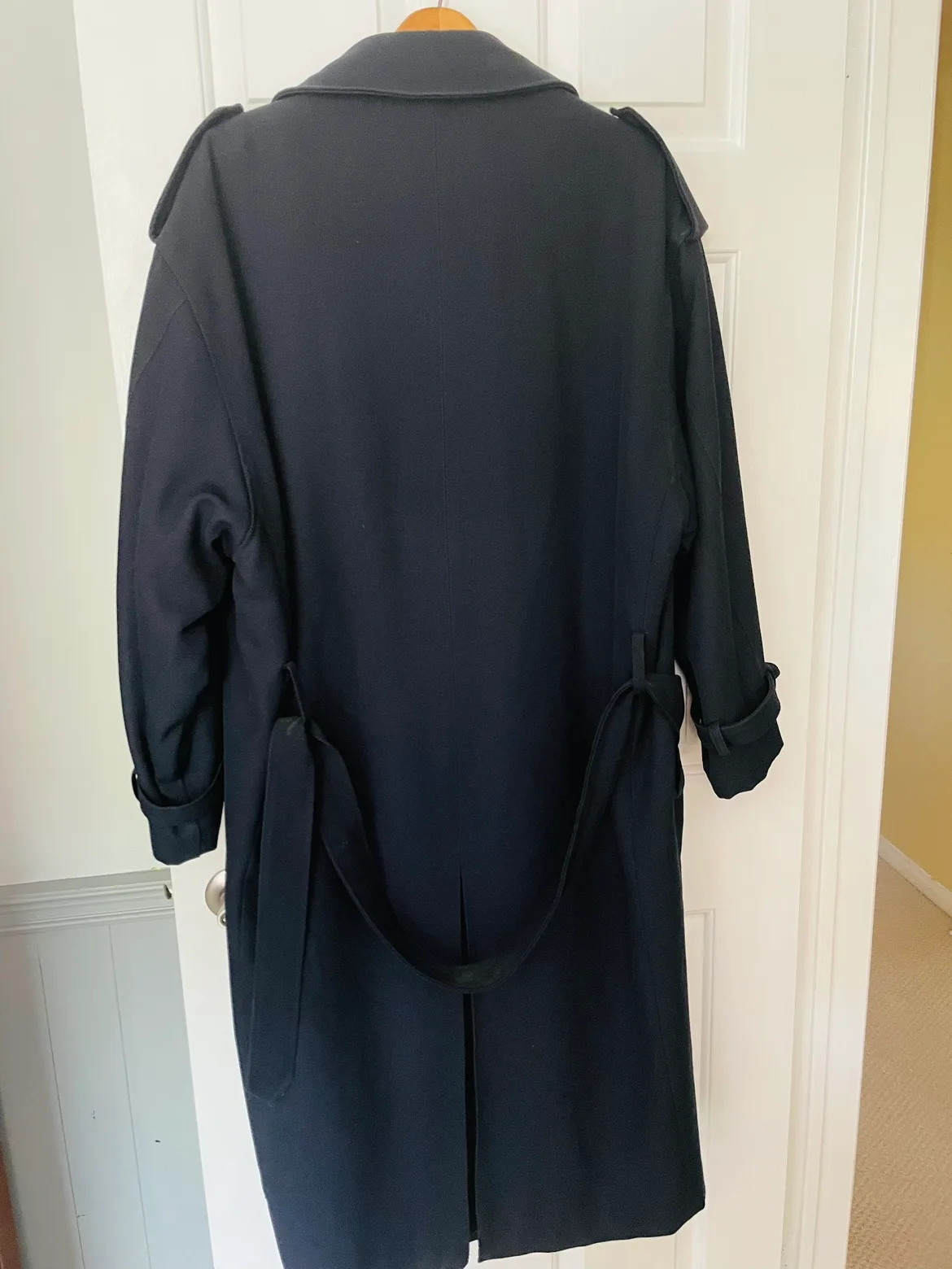 Navy blue men’s Trench Coat image indicator(2)