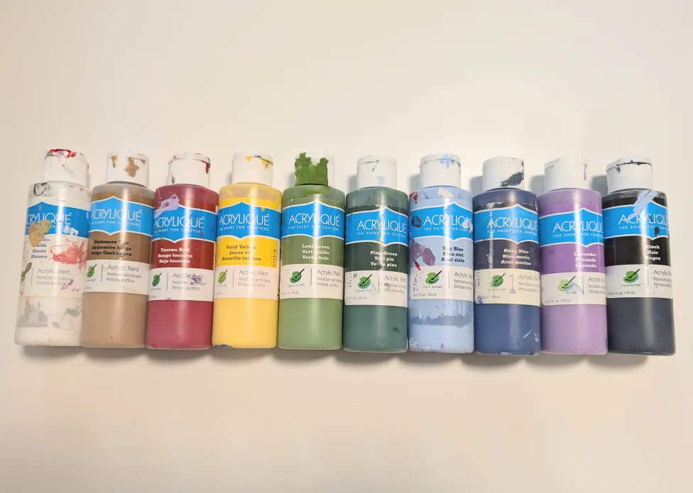 Set of 10 Acrylic Paints thumbnail