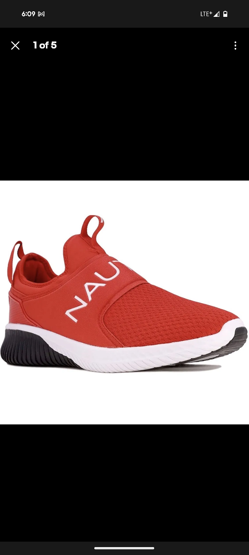 Red Nautica  MENS SNEAKER