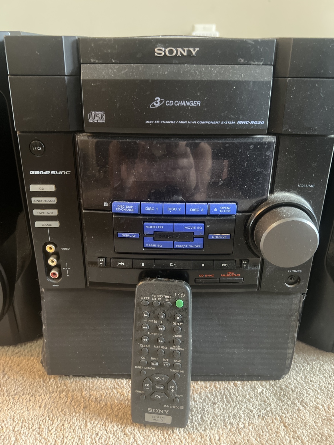 Sony MHC-RG20 Stereo System - photo 2