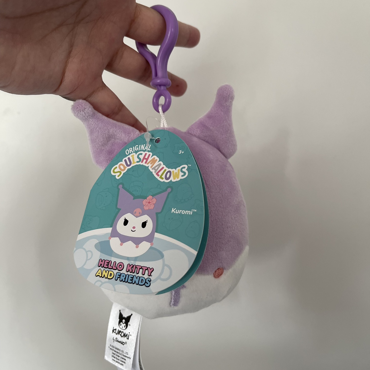3.5” Kuromi Squishmallow Clip - photo 2