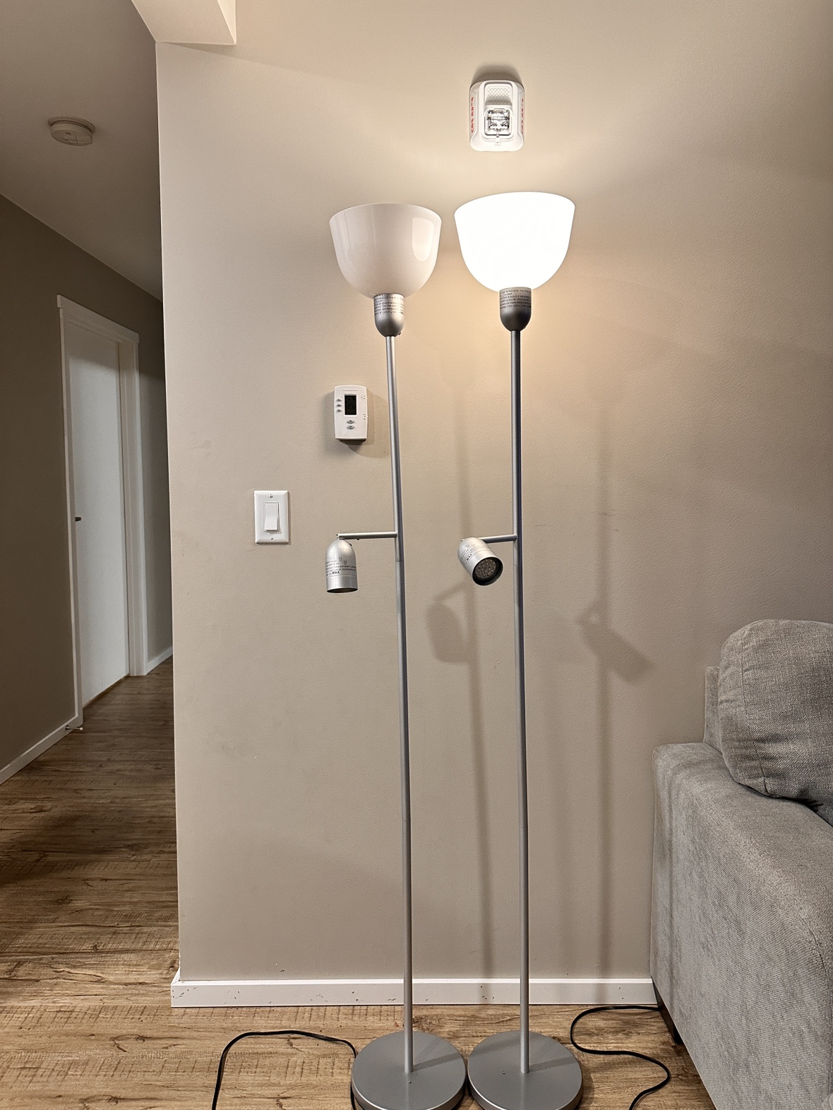 Two Floor Lamps