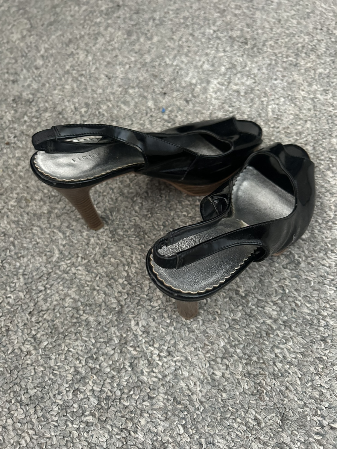 Black Slingback Heels