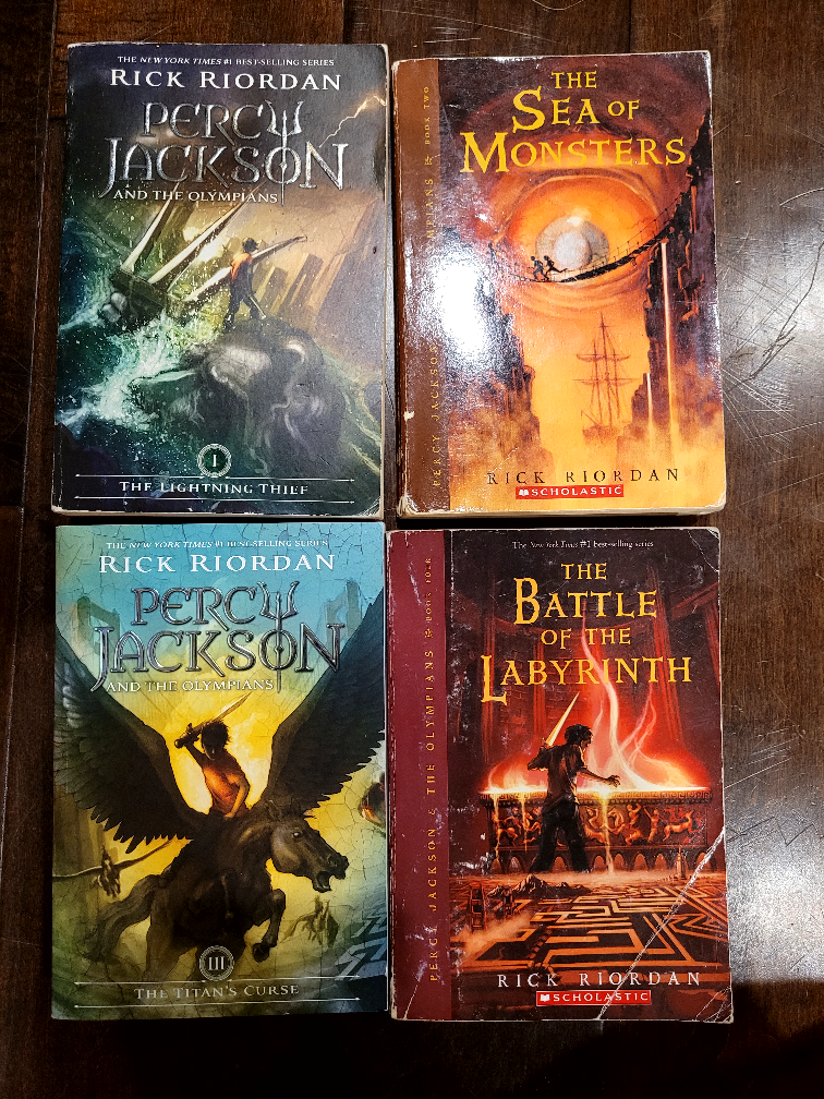Percy Jackson & The Olympians Books 1-4