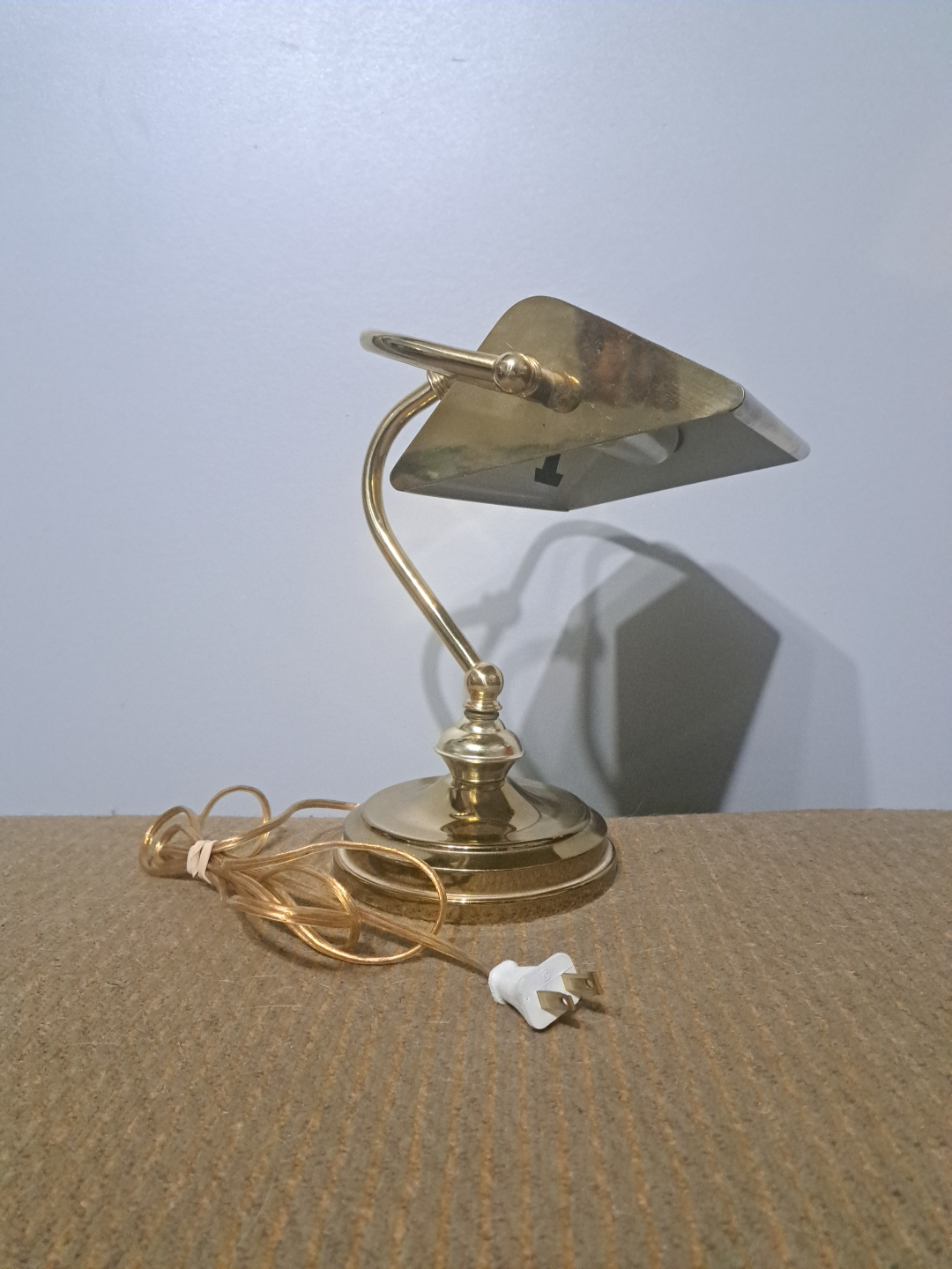 Brass Desk Lamp Vintage - photo 2