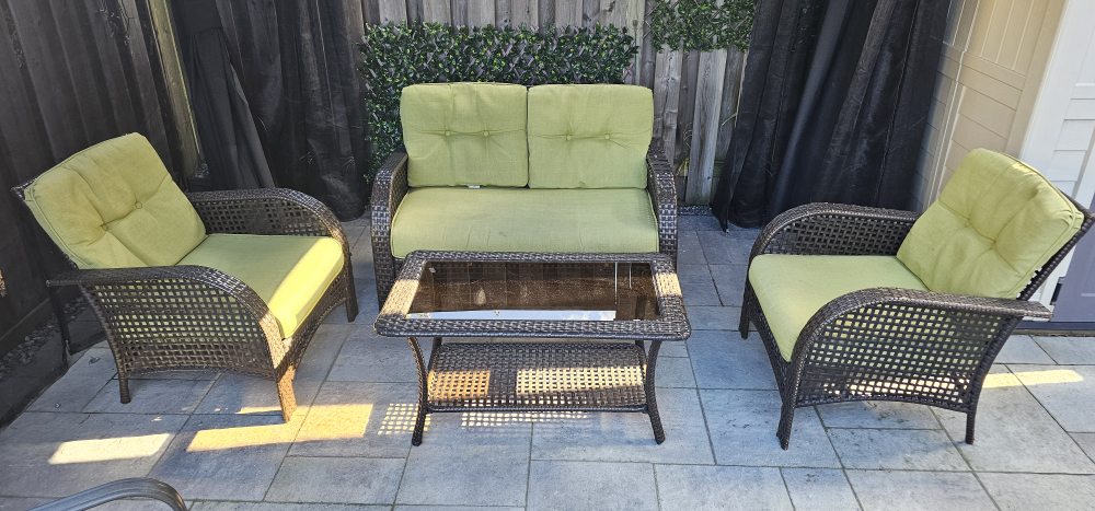 Wicker Patio Conversation set