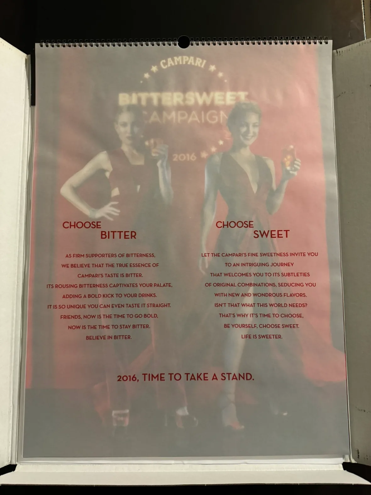 Campari Bittersweet Campaign-Kate Hudson 2016 Calendar image indicator(5)