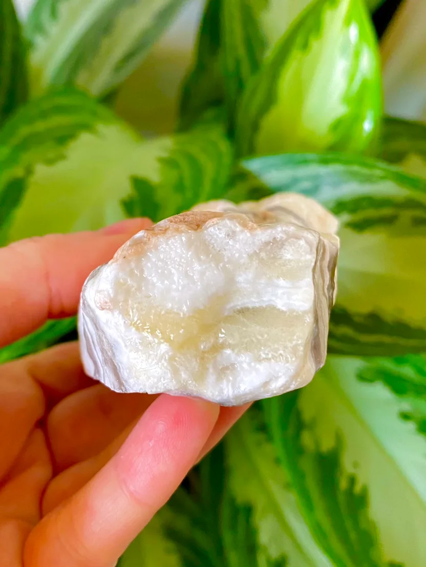 Banded Black Orange and White Calcite Crystal image indicator(5)