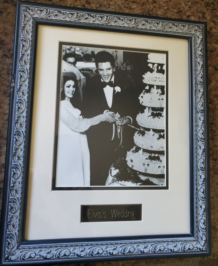 Elvis Presley and Priscilla Wedding Picture