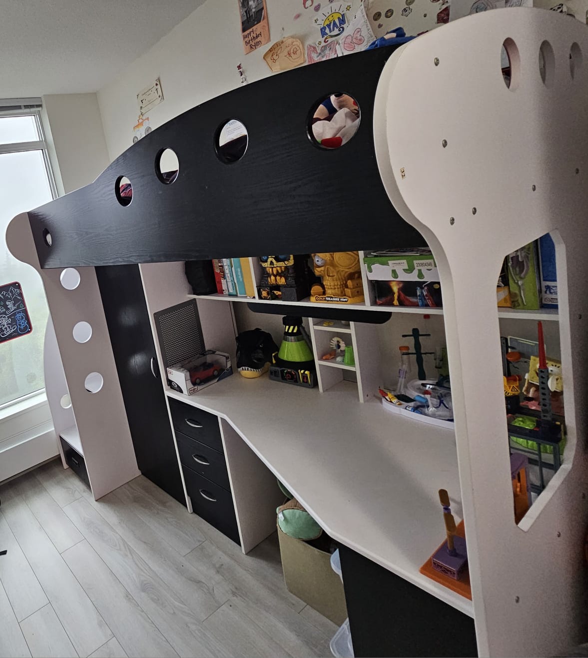 NIKA Loft Bed With Desk And Storage - photo 5