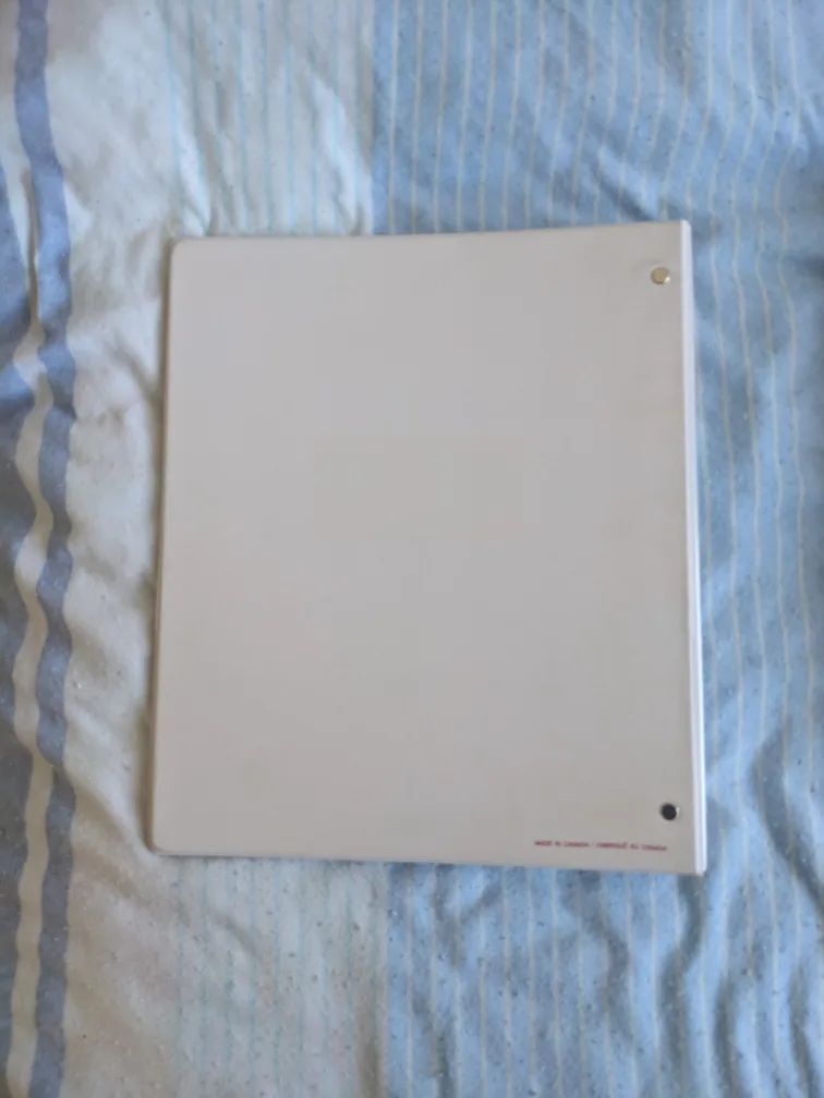 2 White Binders 🧡 image indicator(3)