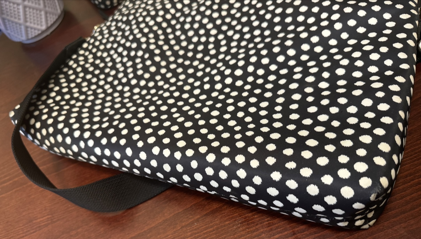 Kate Spade Black and White Polka Dot Laptop Case - photo 2
