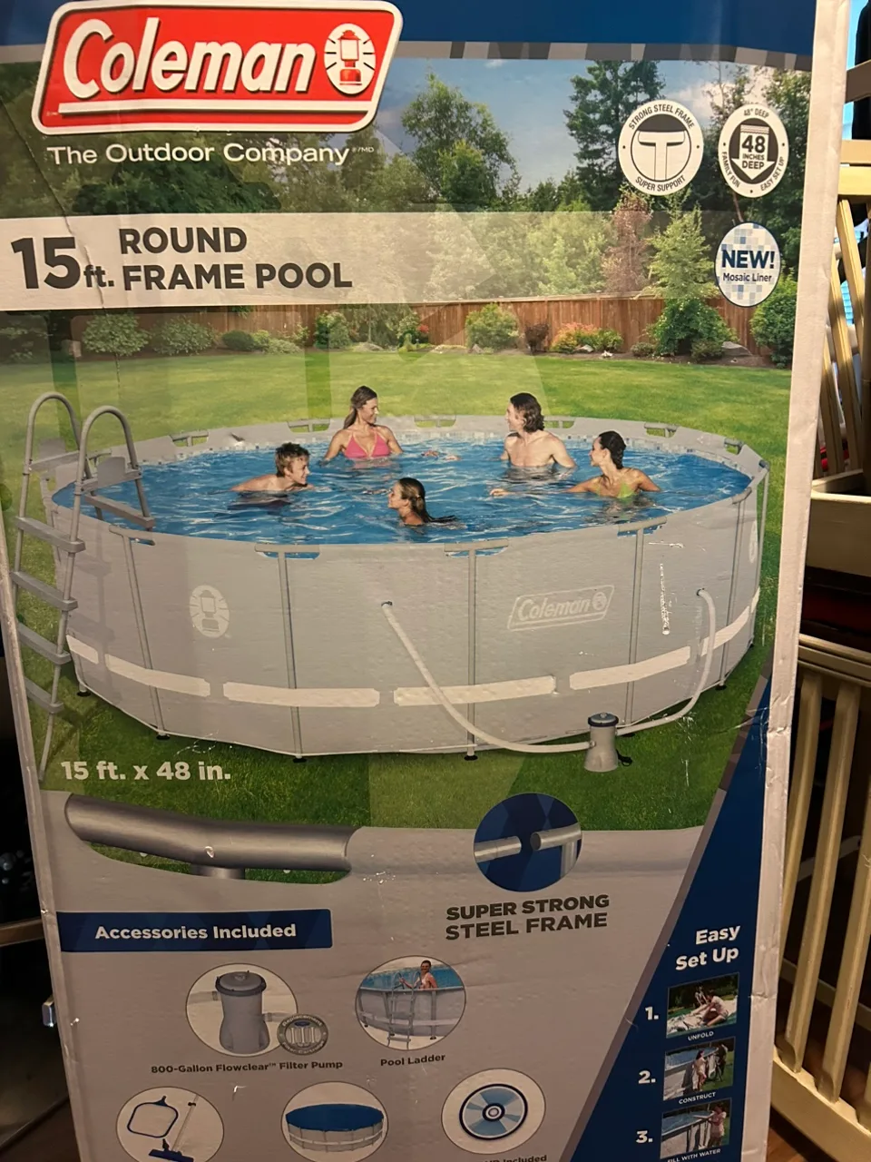 Coleman 15 ft. Round Frame Pool image indicator(2)