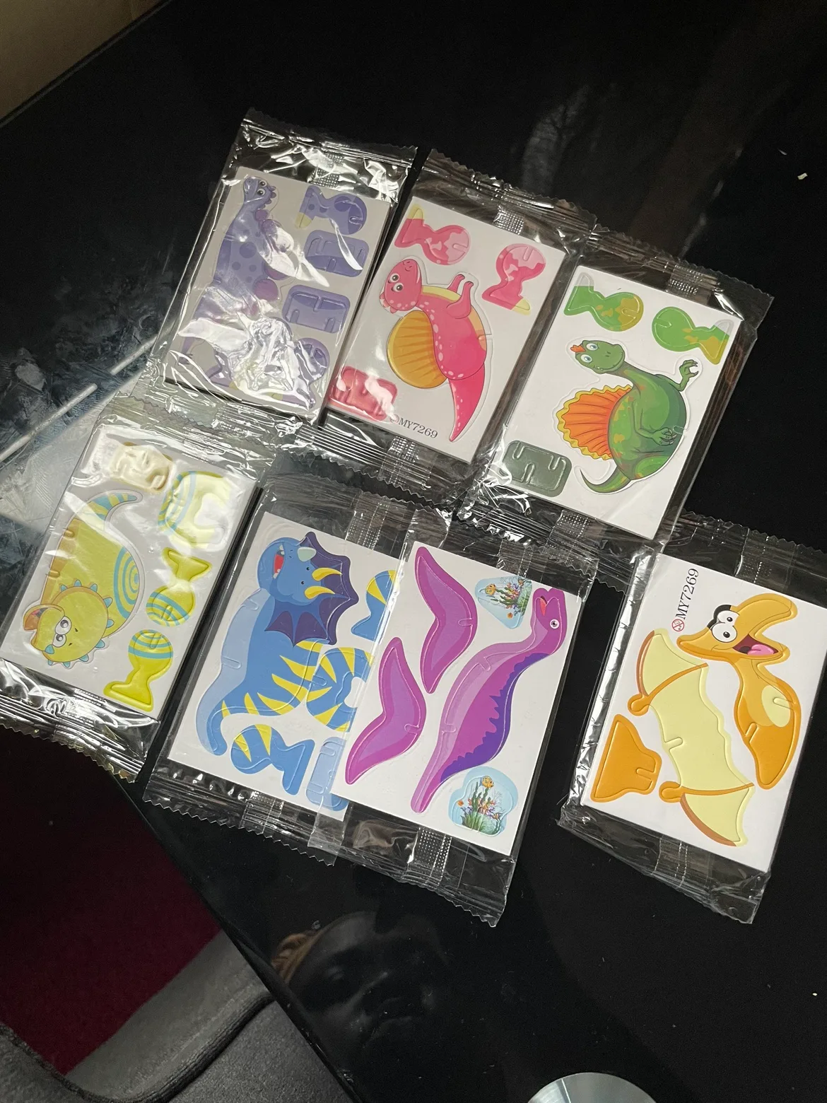 Dinosaur 3D Paper Craft stickers #freecycle image indicator(2)