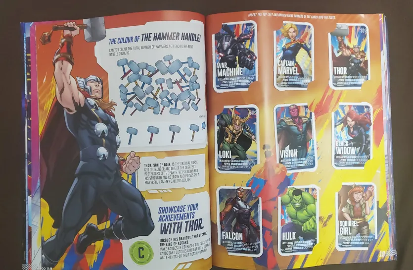 Marvel Album FULL 90 cards for  Sale image indicator(6)