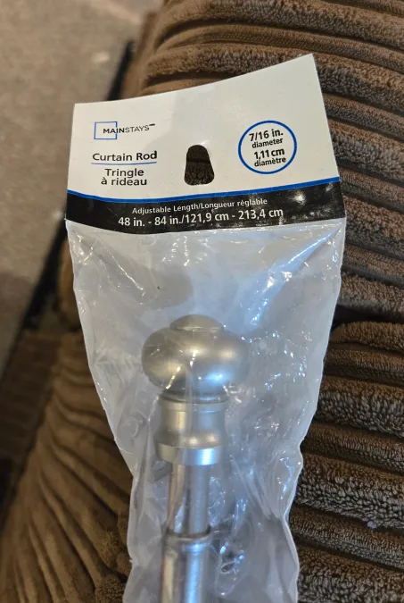 🧡Brand New Adjustable Curtain Rod 48-84 inch🧡 thumbnail