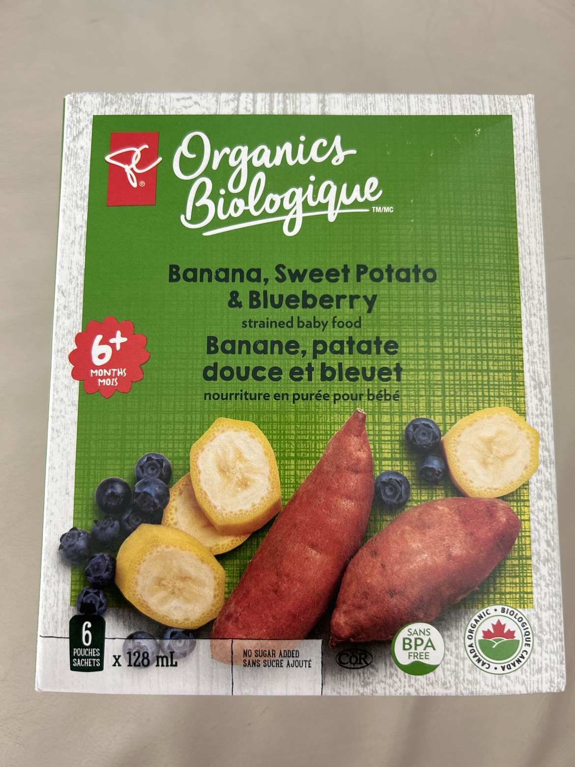 PC Organics Biologique Baby Food