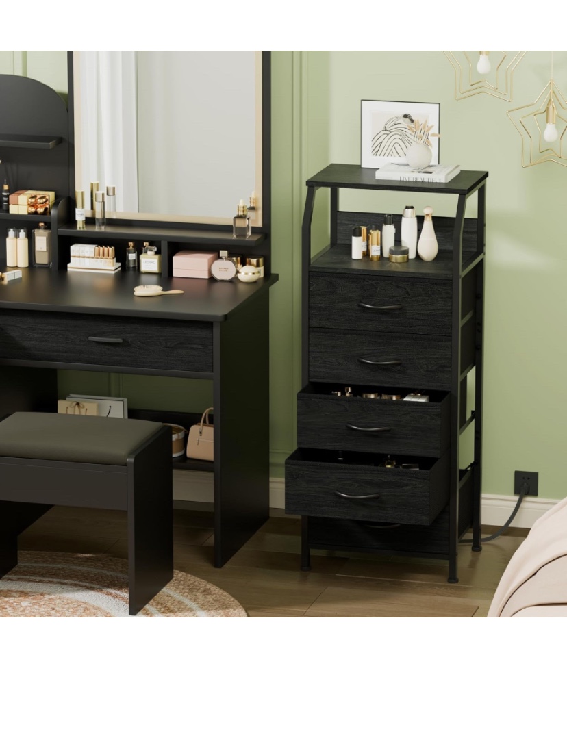 Furnulem 5 Drawers Dresser with Charging Station - new - photo 2