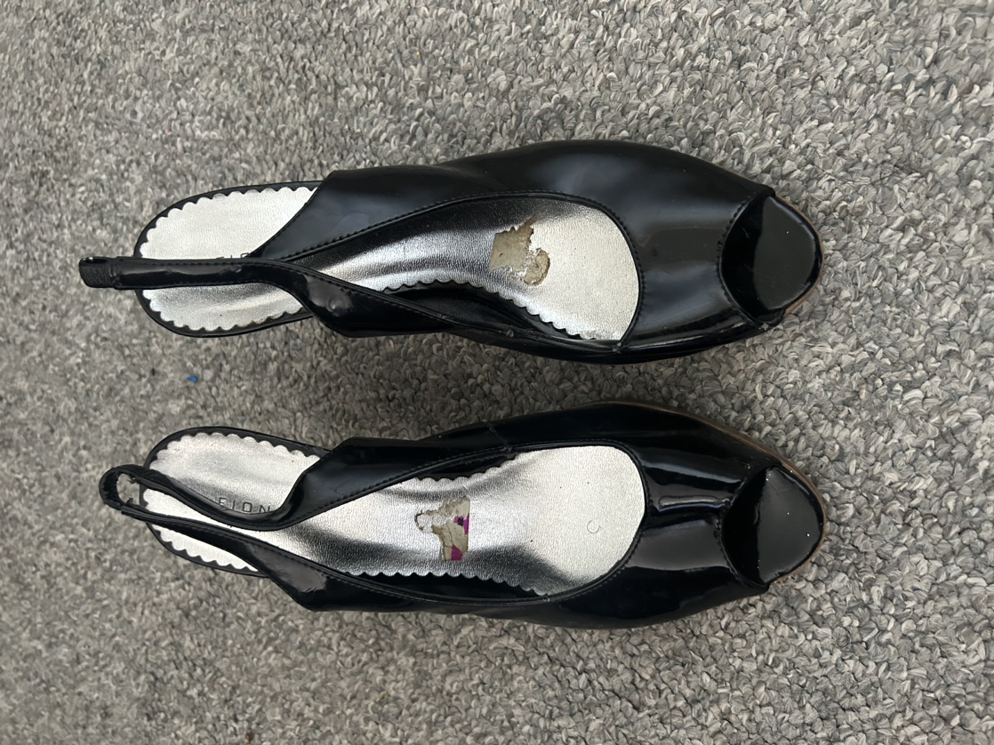 Black Slingback Heels - photo 2