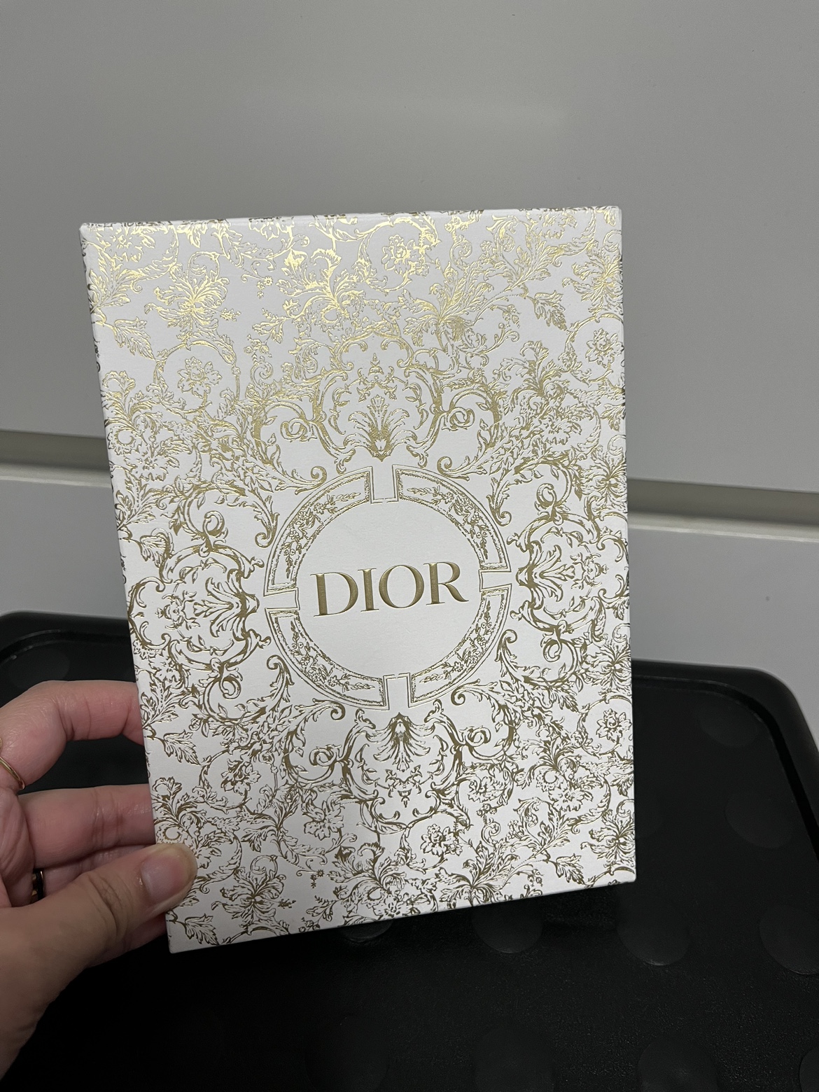Dior Notebook white and gold