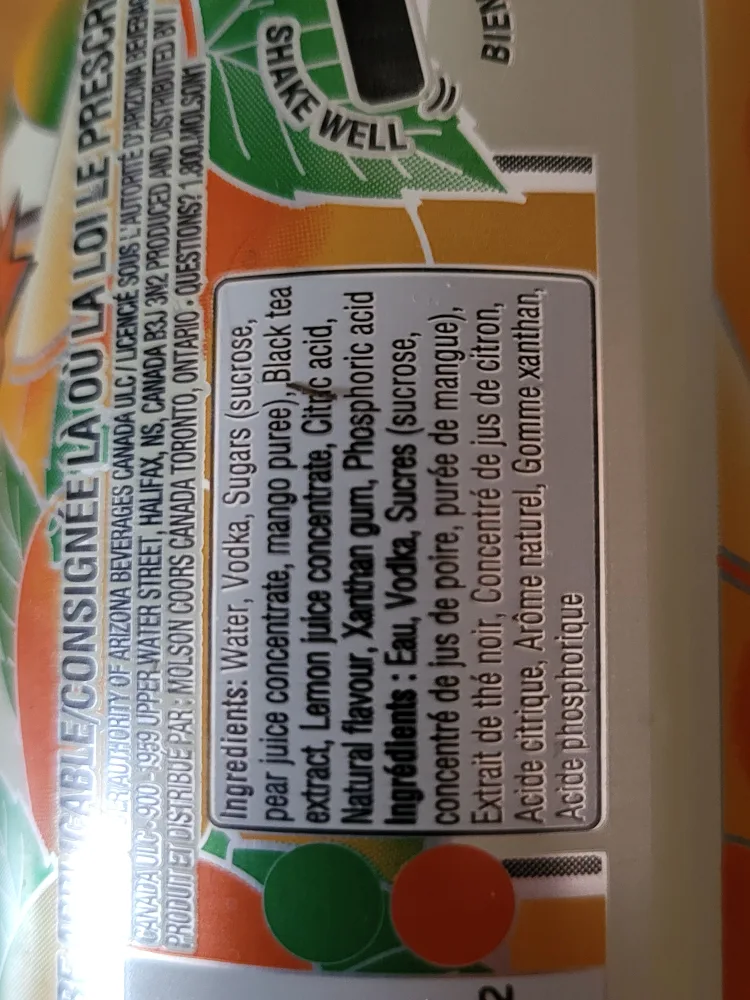 FREE if traded! Arizona "Hard" Mango Iced Tea image indicator(3)