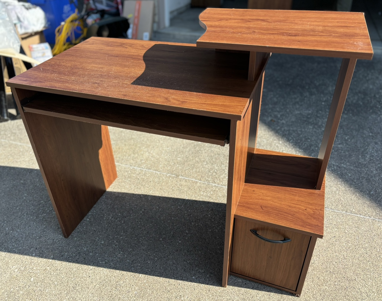 Wooden Computer Desk - photo 2