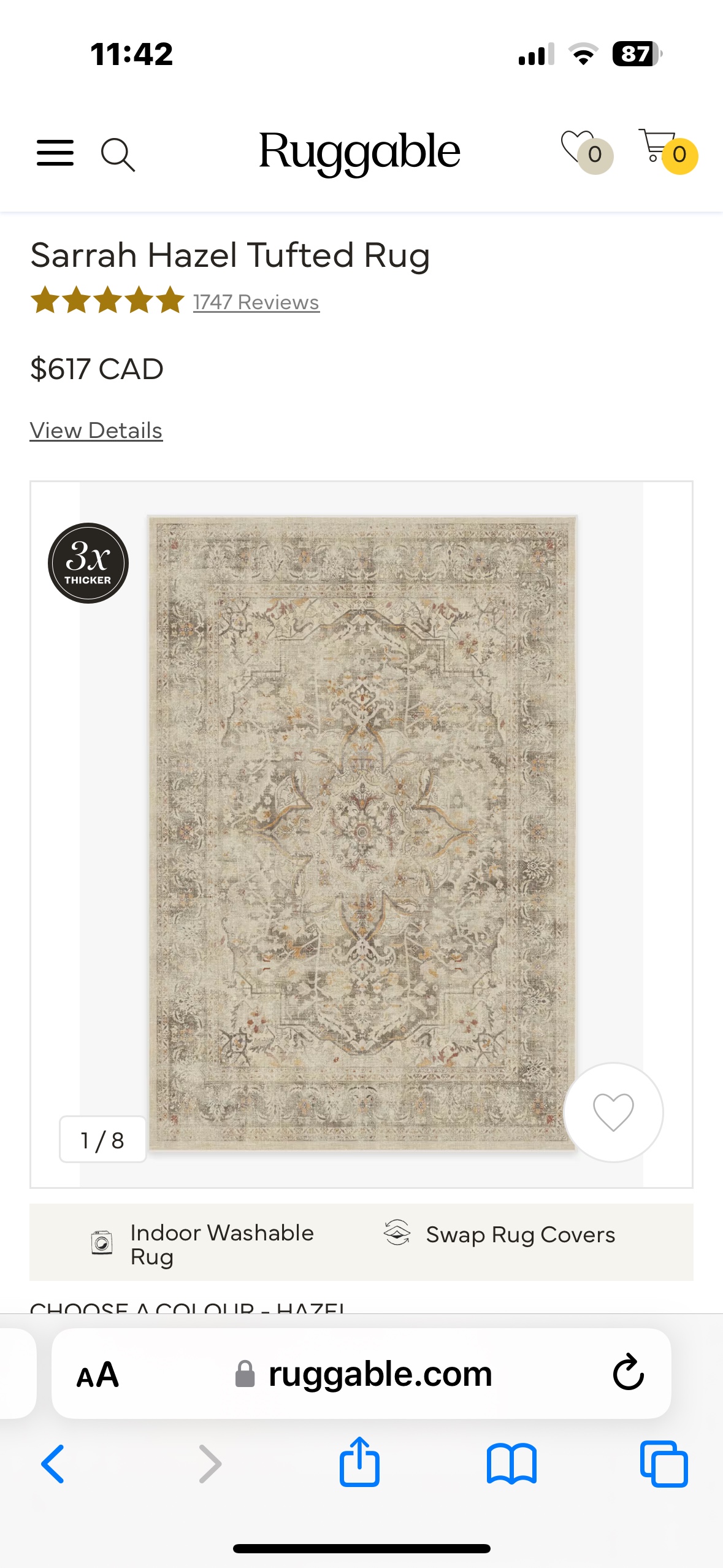 Ruggable Sarah Hazel Tufted Rug