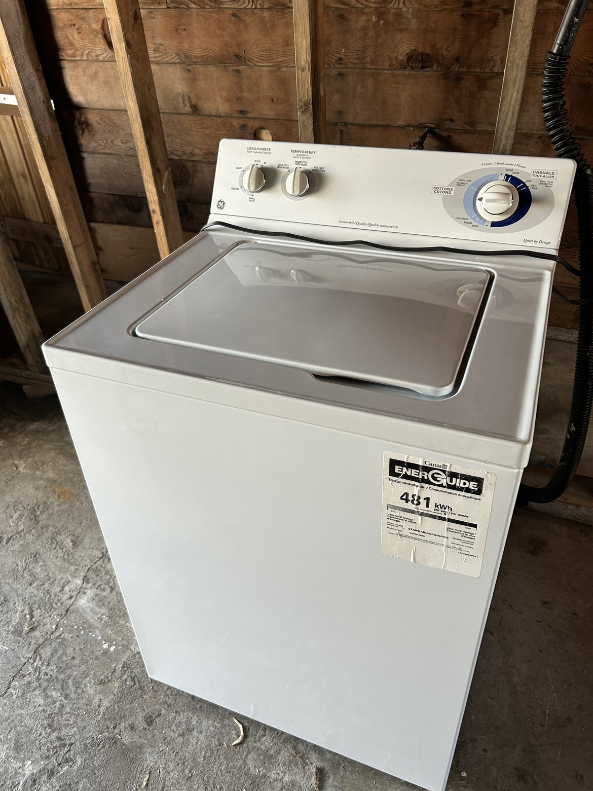 GE Top Load Washing Machine