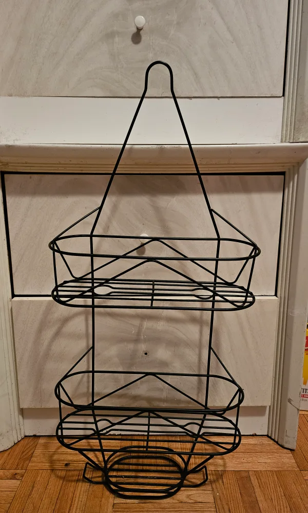 Black Metal Shower Caddy thumbnail