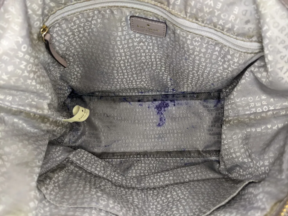 Kate Spade Larchmont Avenue Penny Gray Pebbled Large Leather image indicator(9)